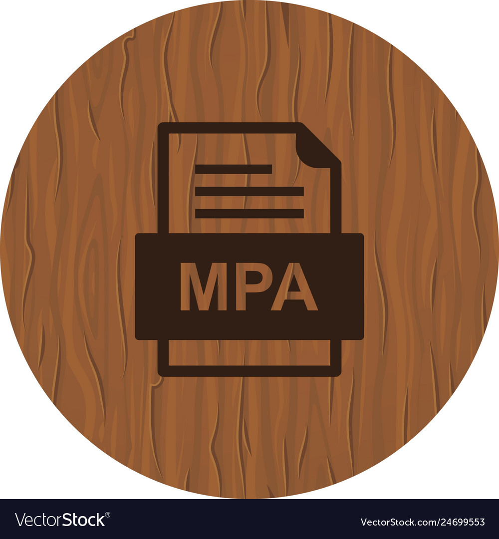 Mpa file document icon