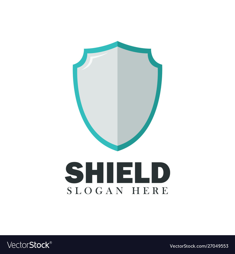 Shield security design element emblem concept