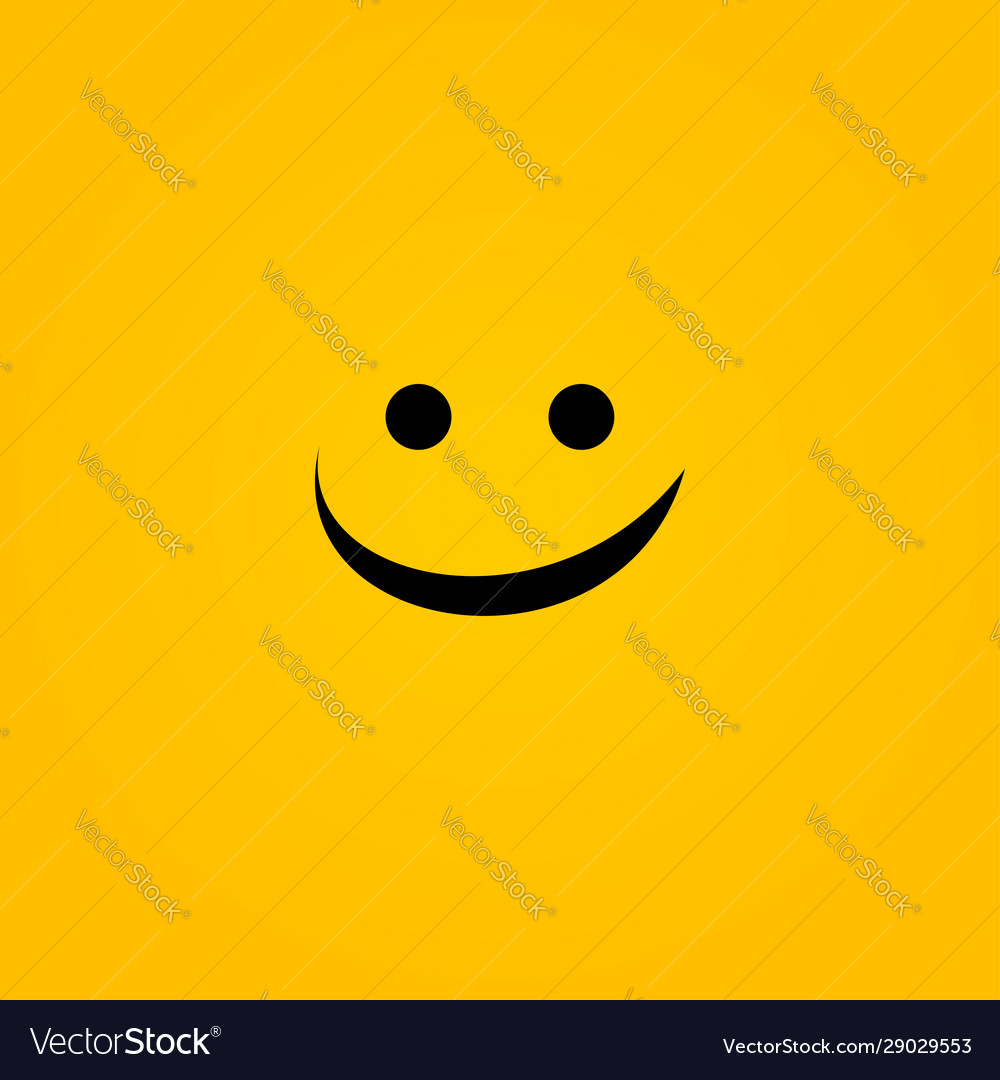 Smile logo for banner design and elegant template