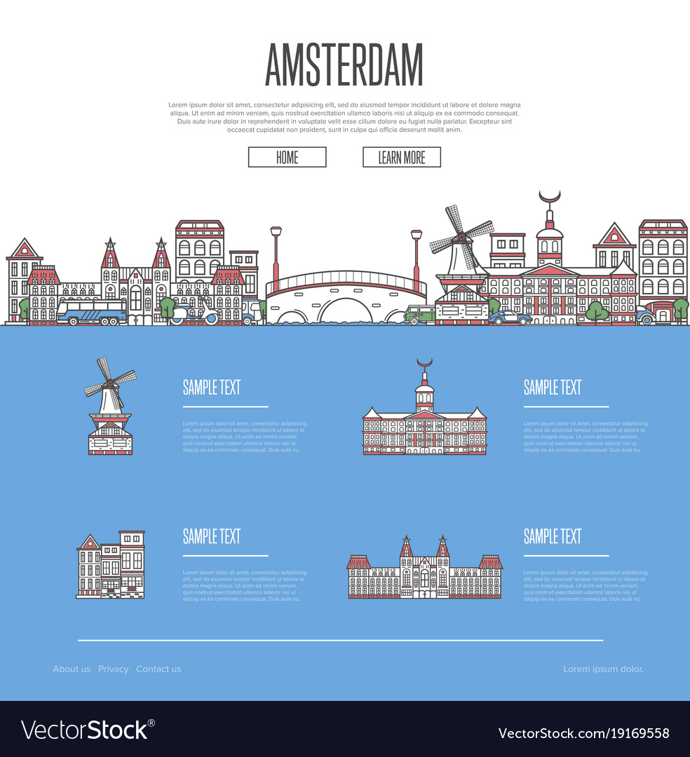 Amsterdam city travel vacation guide