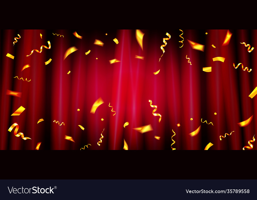 Brilliant background with shooting stars Vector Image