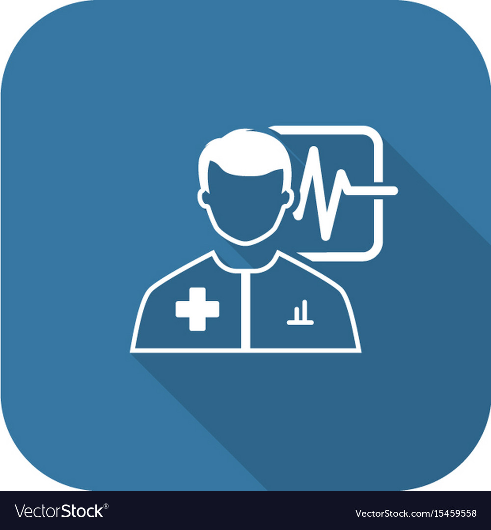 Doctor consultation and medical services icon