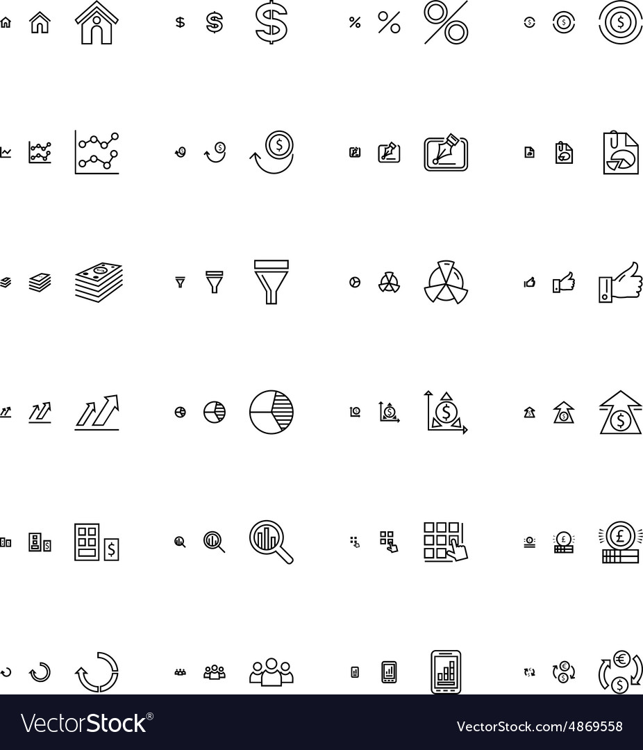 Financial responsive icons 3