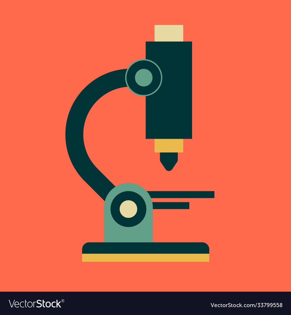 Mikroskop Design Objekte Wissenschaft Elemente vector image Mikroskop Design Objekte Wissenschaft Elemente