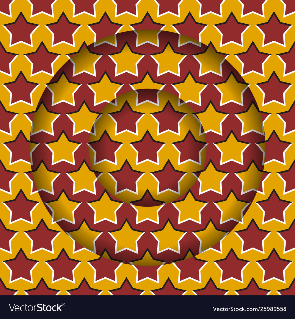 Moving layers with a starry pattern abstract
