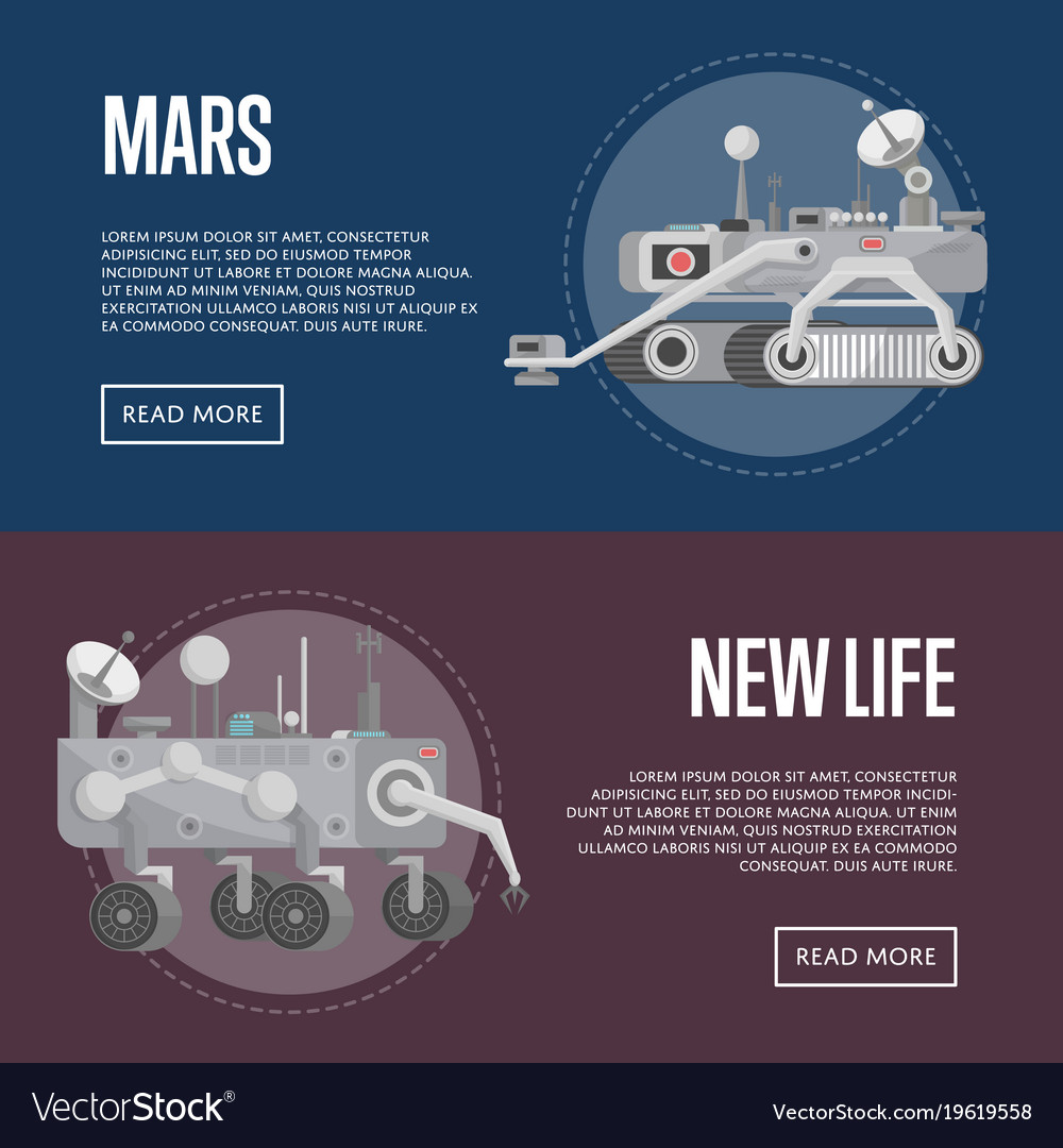 New life concepts with mars rovers