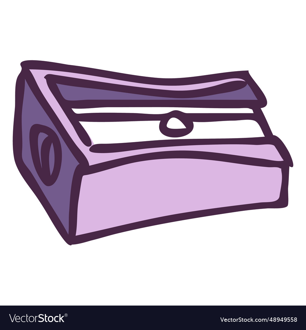 Pencil sharpener color doodle Royalty Free Vector Image