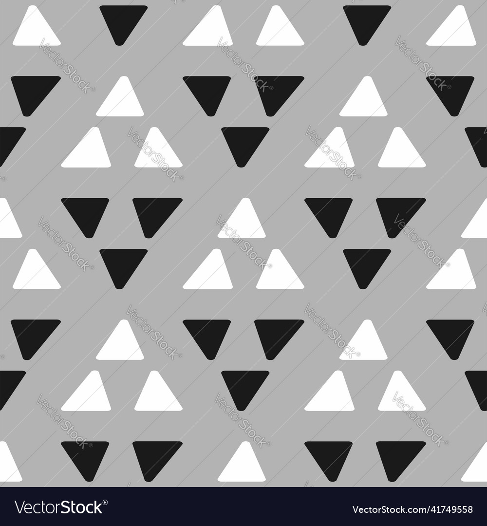 Simple seamless pattern with triangles vector image Simple seamless pattern with triangles