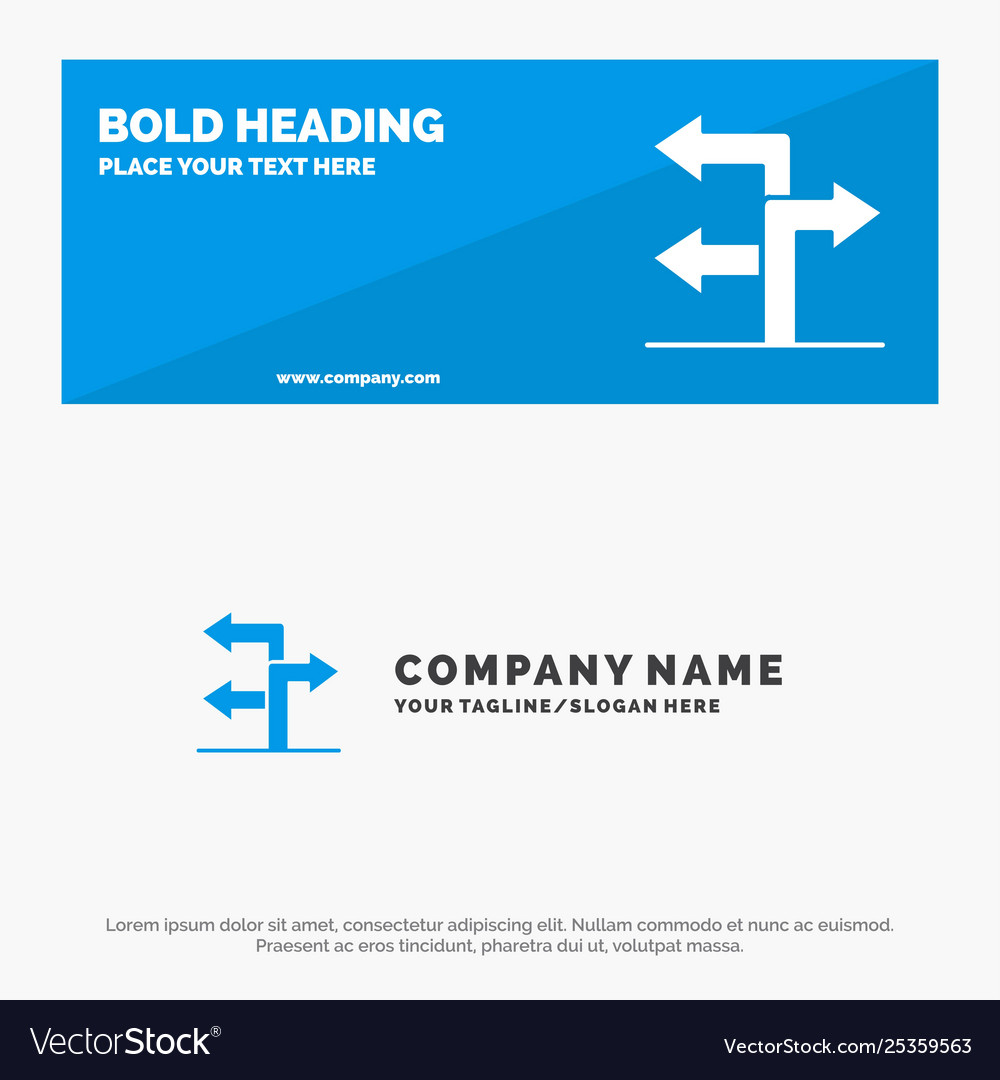 Arrow direction navigation solid icon website vector image Arrow direction navigation solid icon website