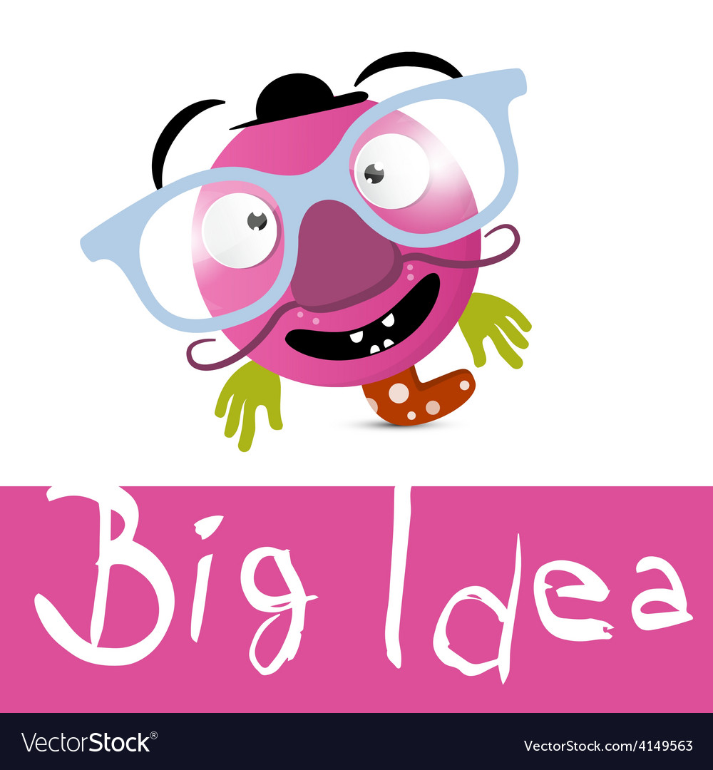 Big idea with funky avatar glasses