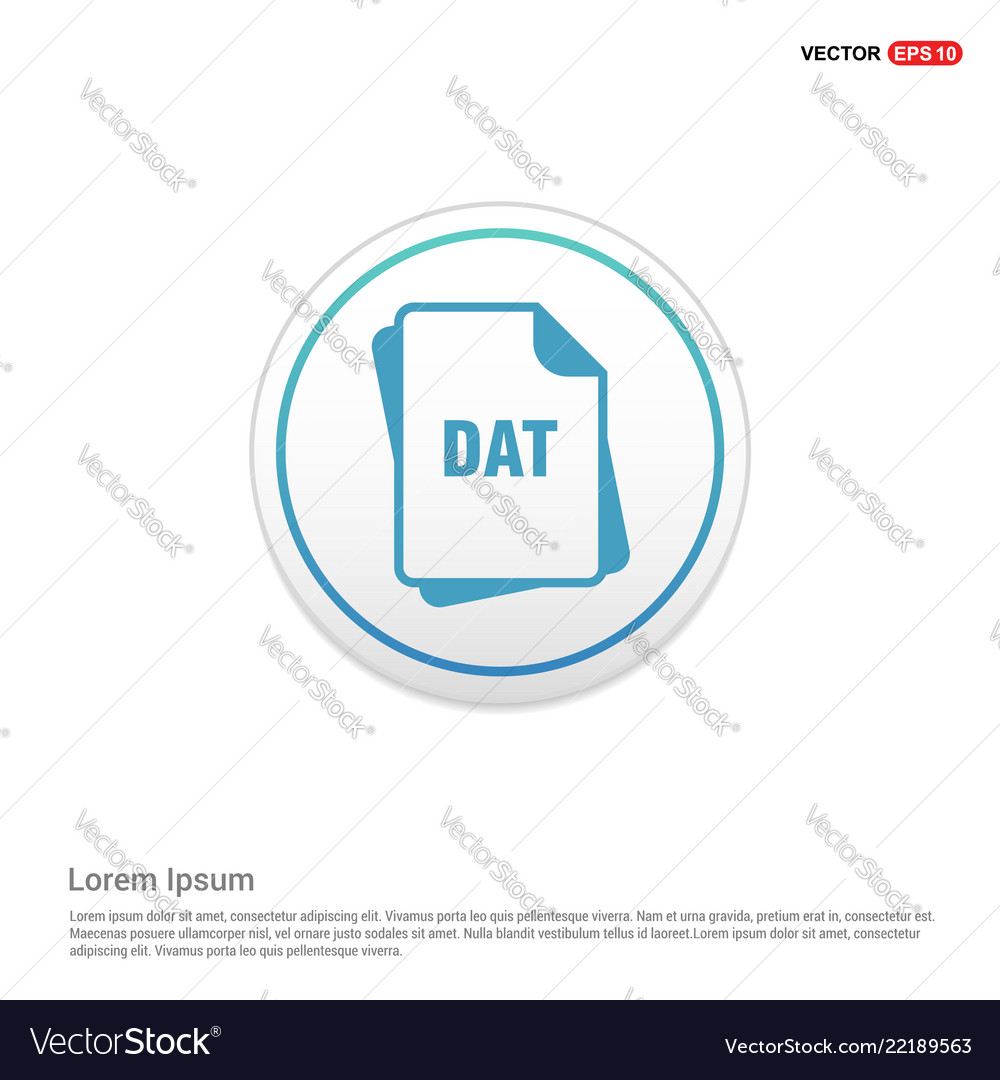 File type icons - white circle button