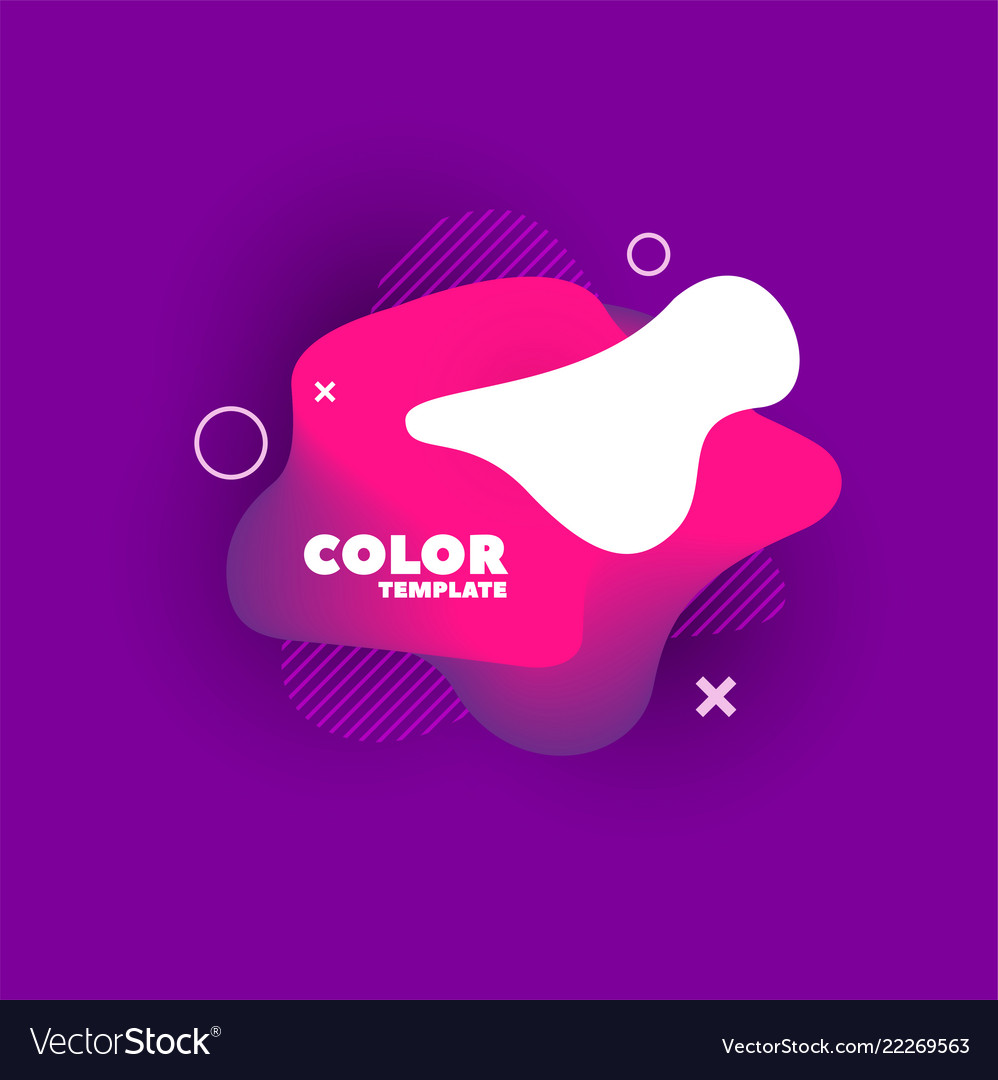 Gradient abstract banners with flowing shapes vector image Gradient abstract banners with flowing shapes