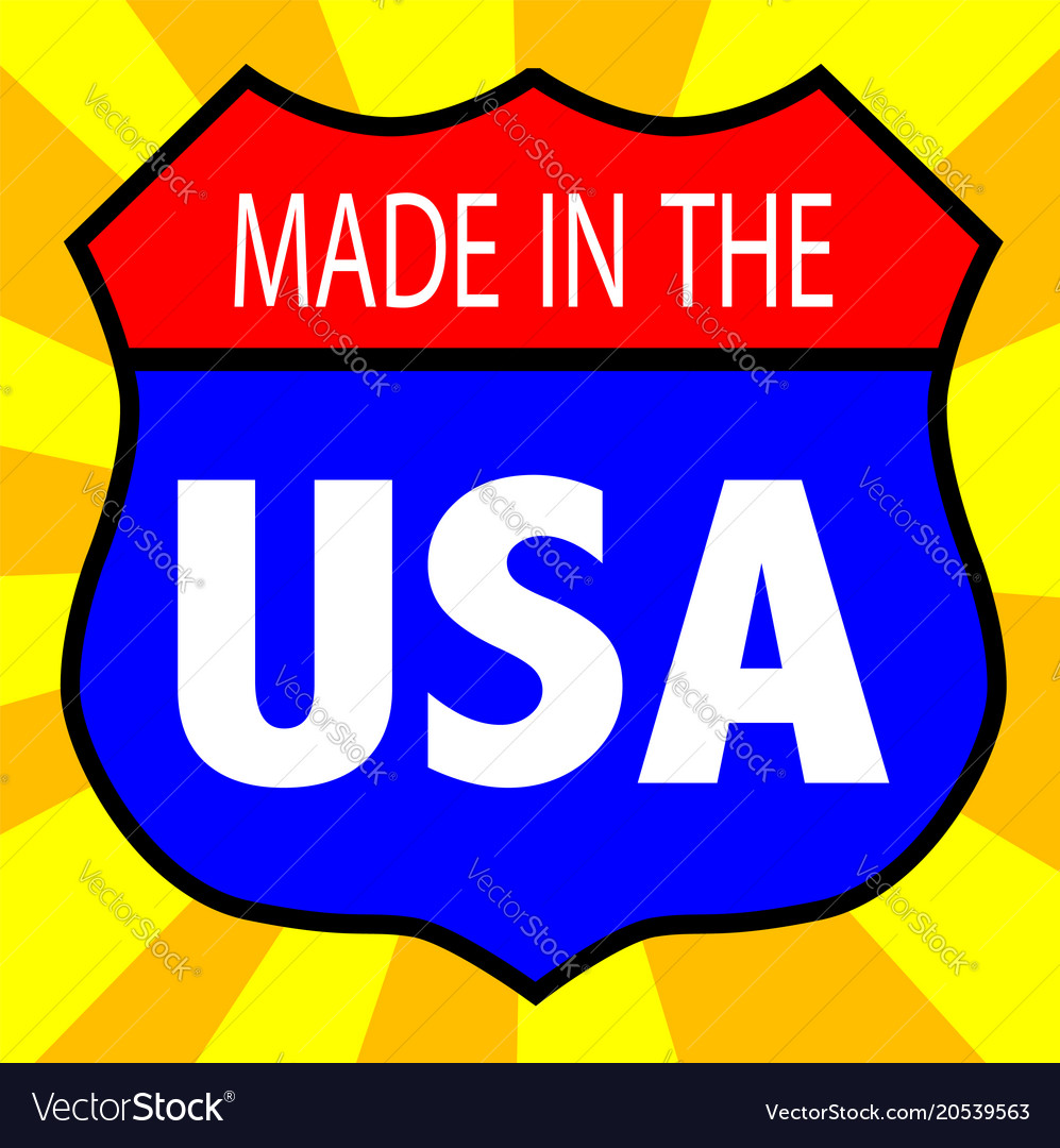 Made in the usa shield