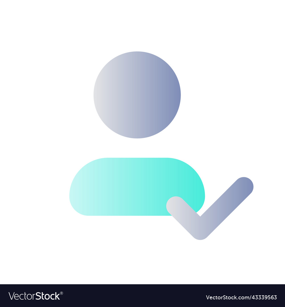 Saving changed information of contact flat vector image Saving changed information of contact flat
