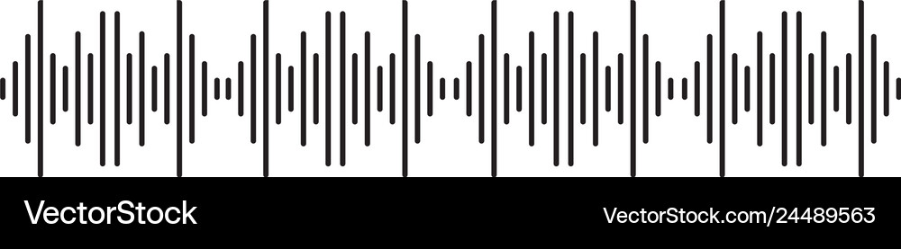 Sound waves Royalty Free Vector Image - VectorStock