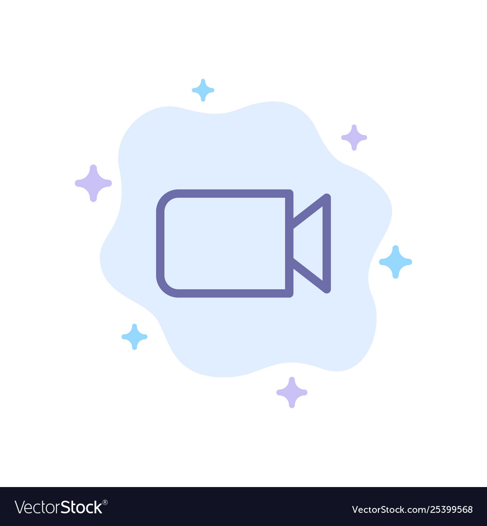 Camera image basic ui blue icon on abstract cloud Vector Image Camera image basic ui blue icon on abstract cloud