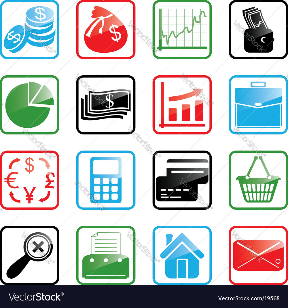 Finanzen Icons