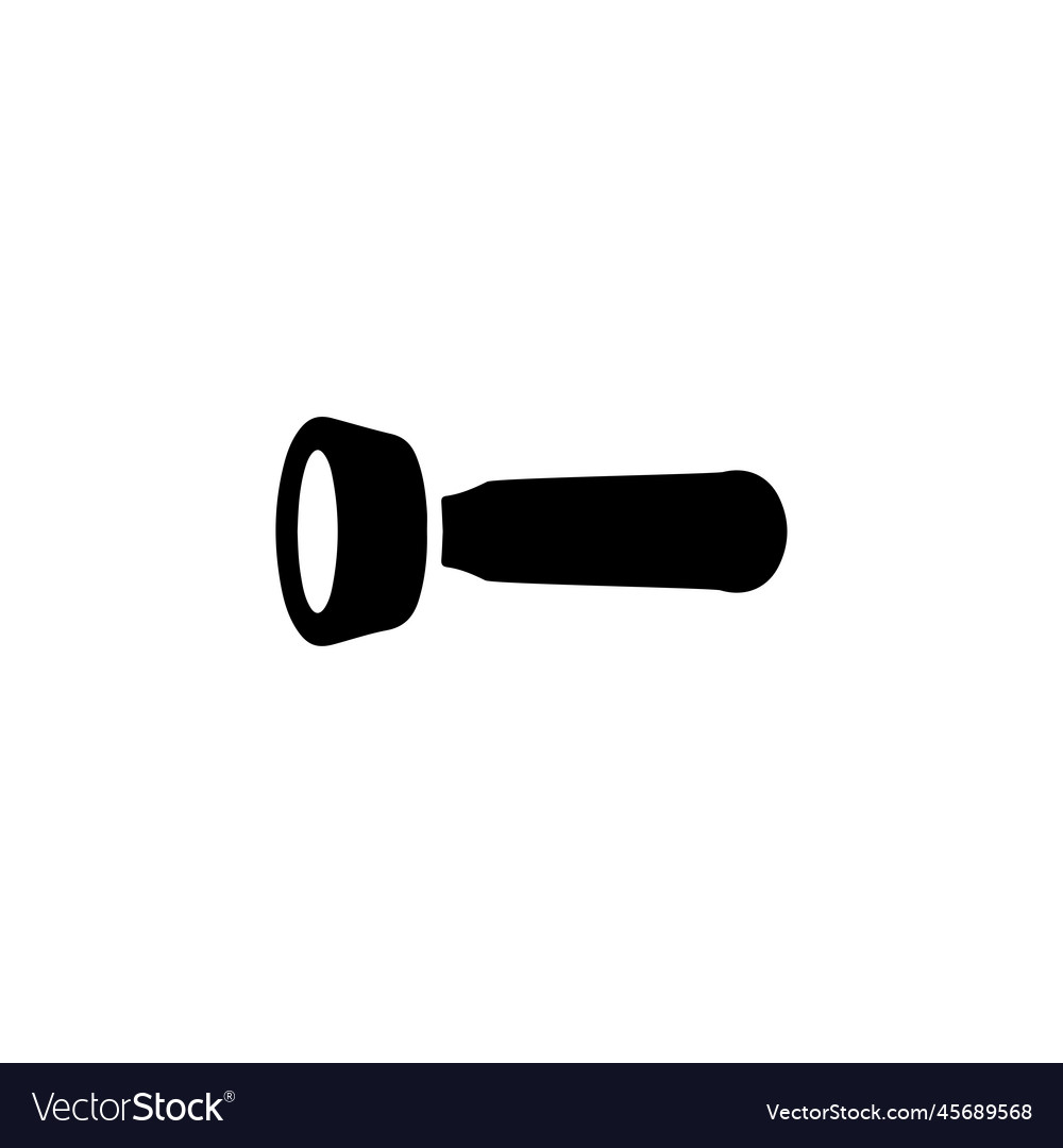 Flashlight icon simple style flashlight big sale Vector Image