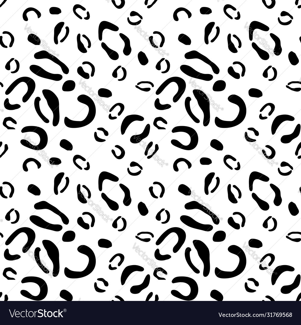 Leopard seamless pattern background Vector Image Leopard seamless pattern background