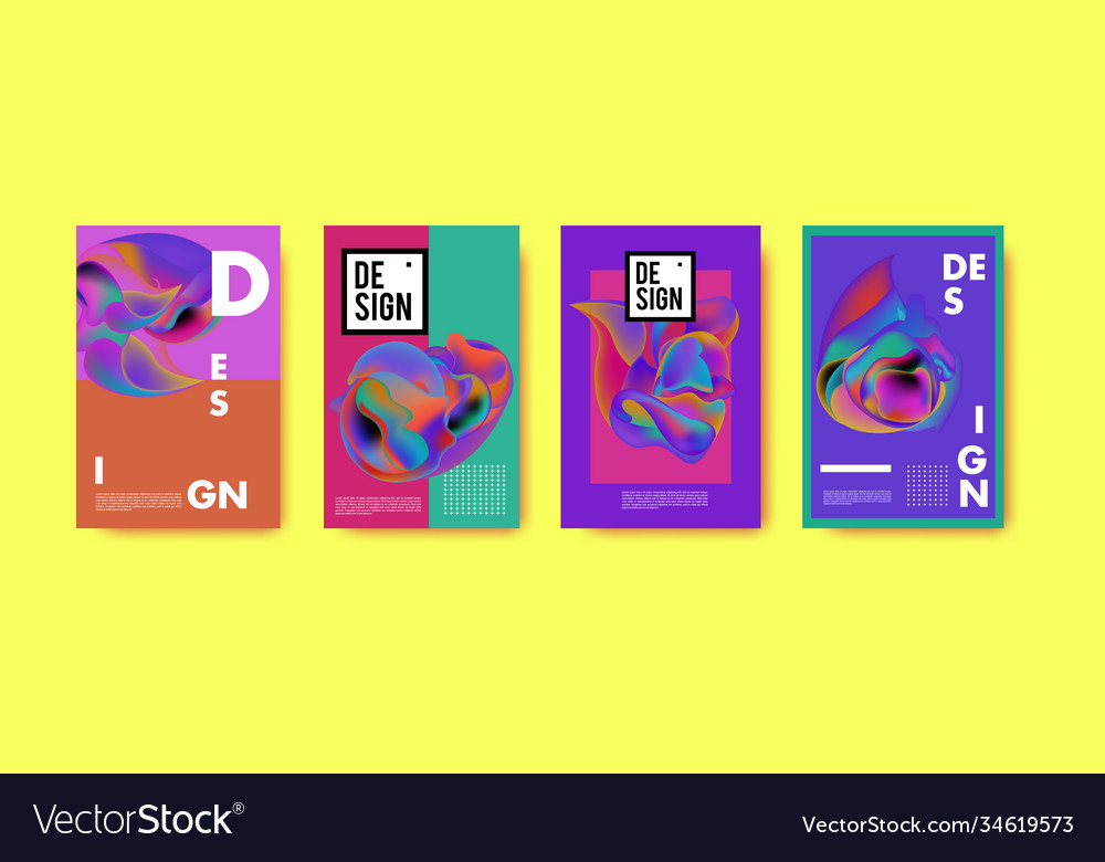 Abstract colorful liquid and fluid pattern