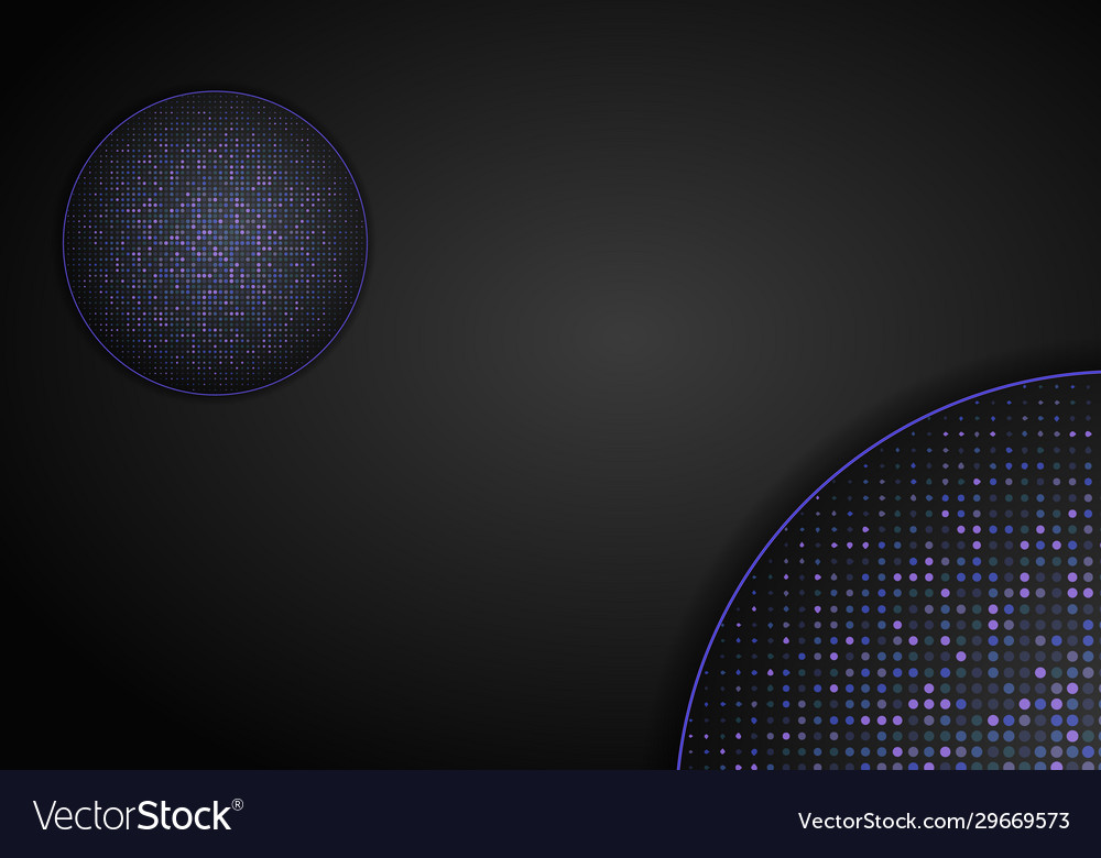 Dark abstract background with blue overlap Vector Image Dark abstract background with blue overlap