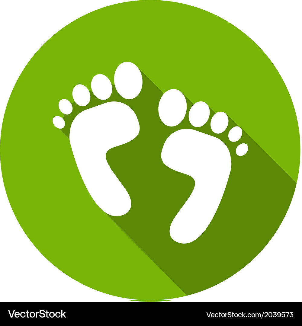 Eco flat icon Royalty Free Vector Image - VectorStock
