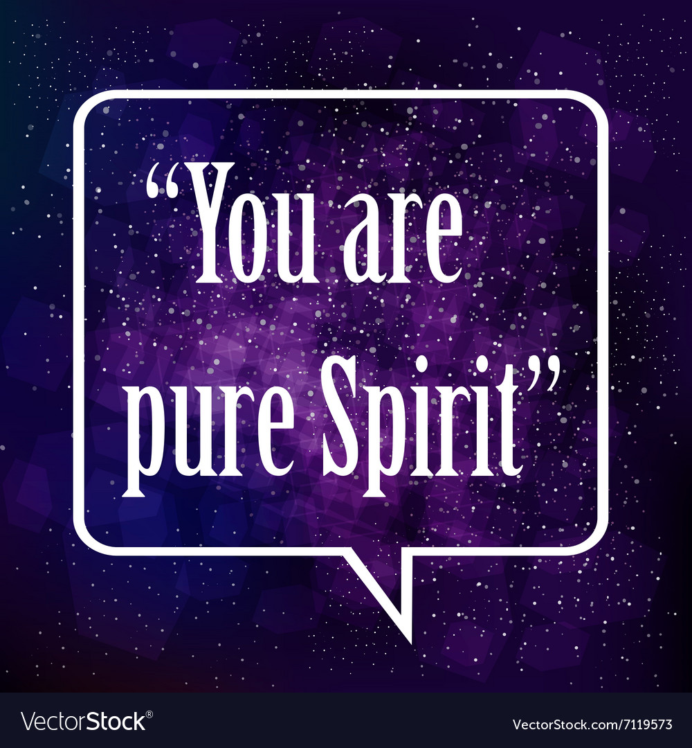 Esoteric quote Royalty Free Vector Image VectorStock