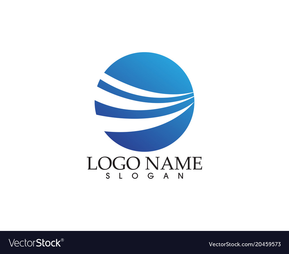 Finance logo and symbols concept Royalty Free Vector Image