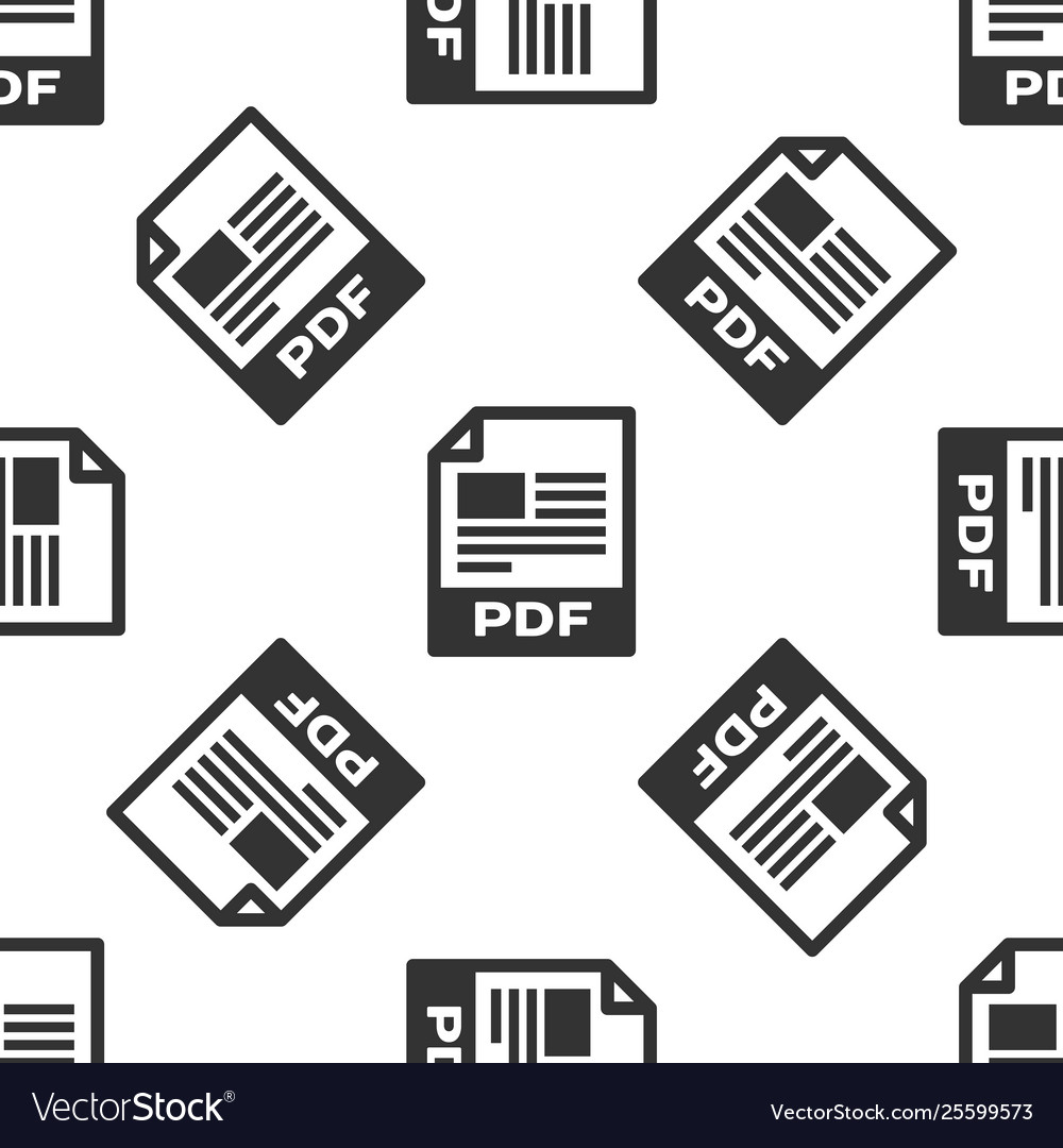Grey pdf file document icon download button