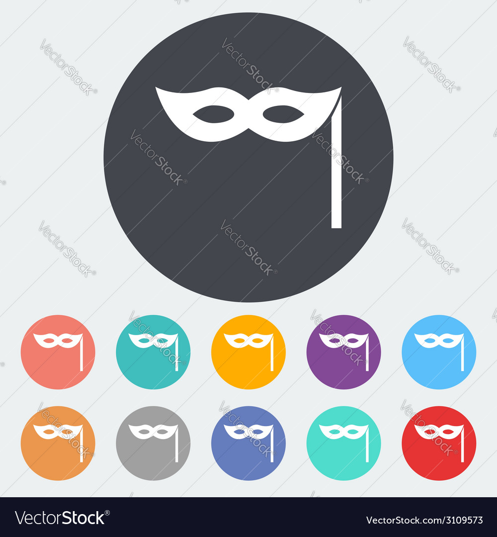 Mask icon Royalty Free Vector Image - VectorStock