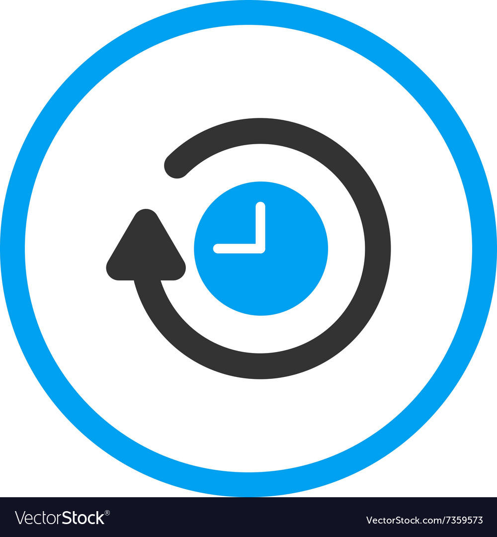 Repeat clock rounded icon