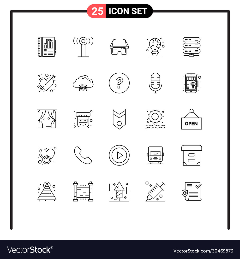 User interface pack 25 basic lines data