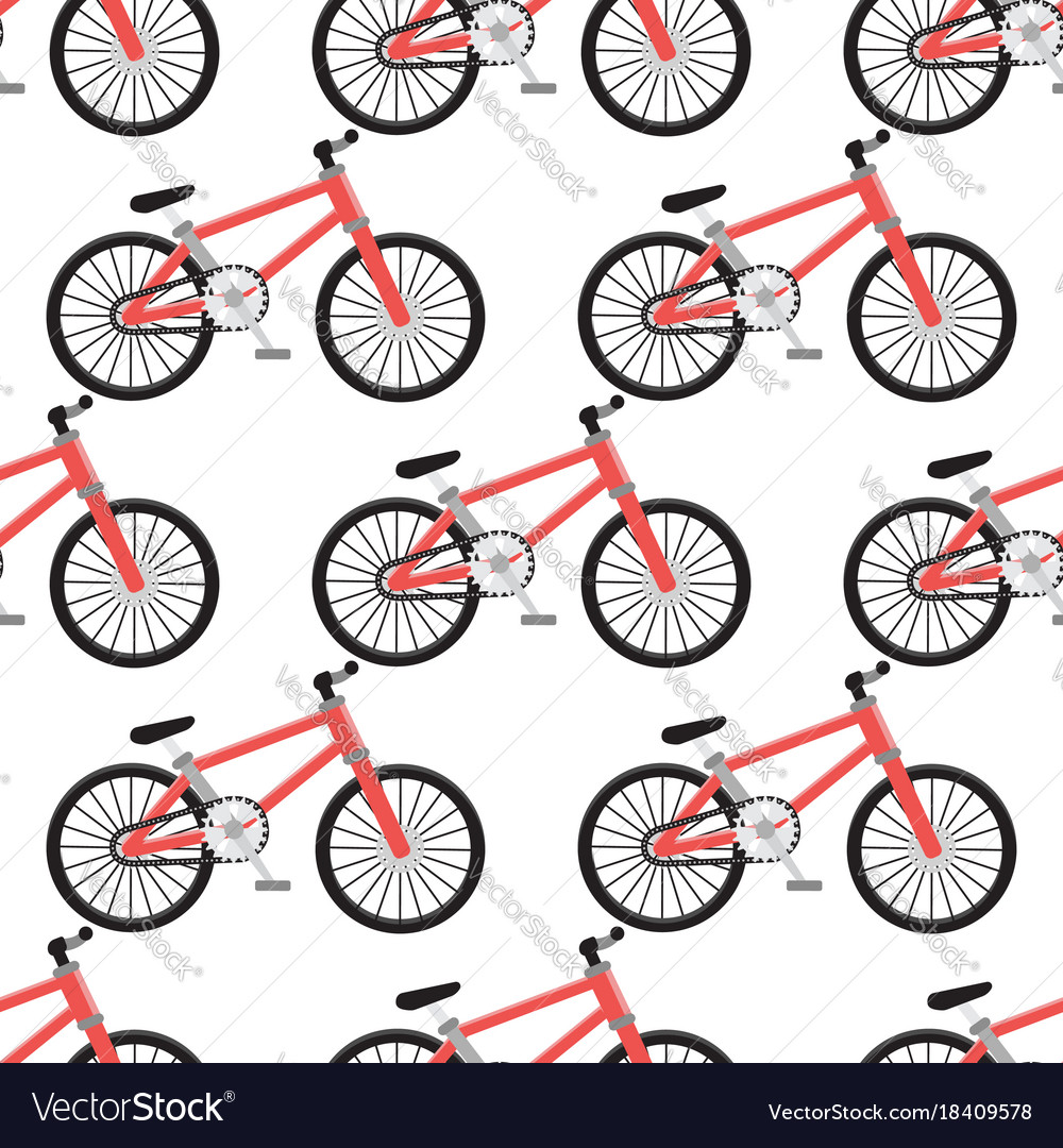 Bcycle seamless pattern