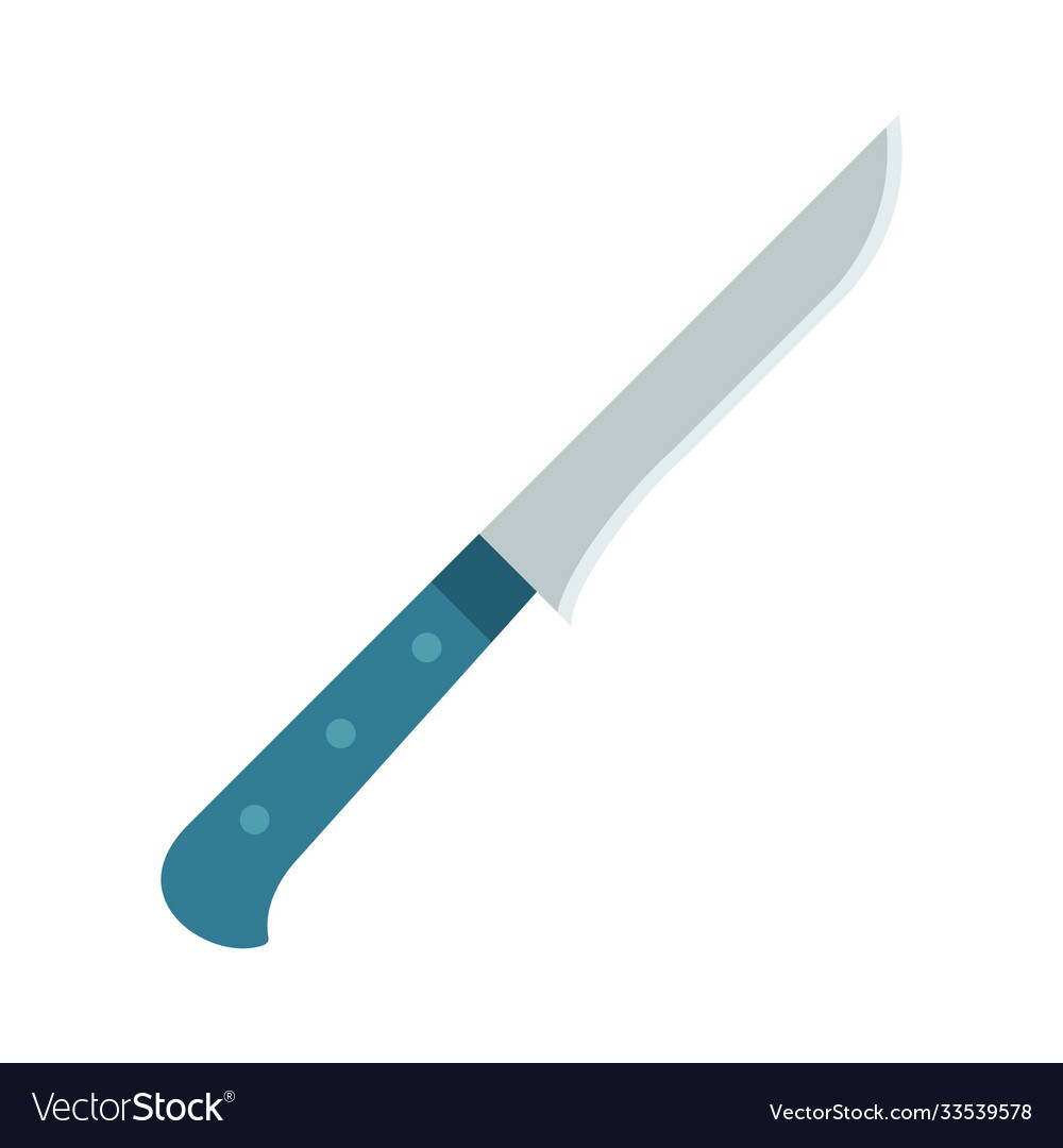 Knife for cutting meat and bones object on Vector Image