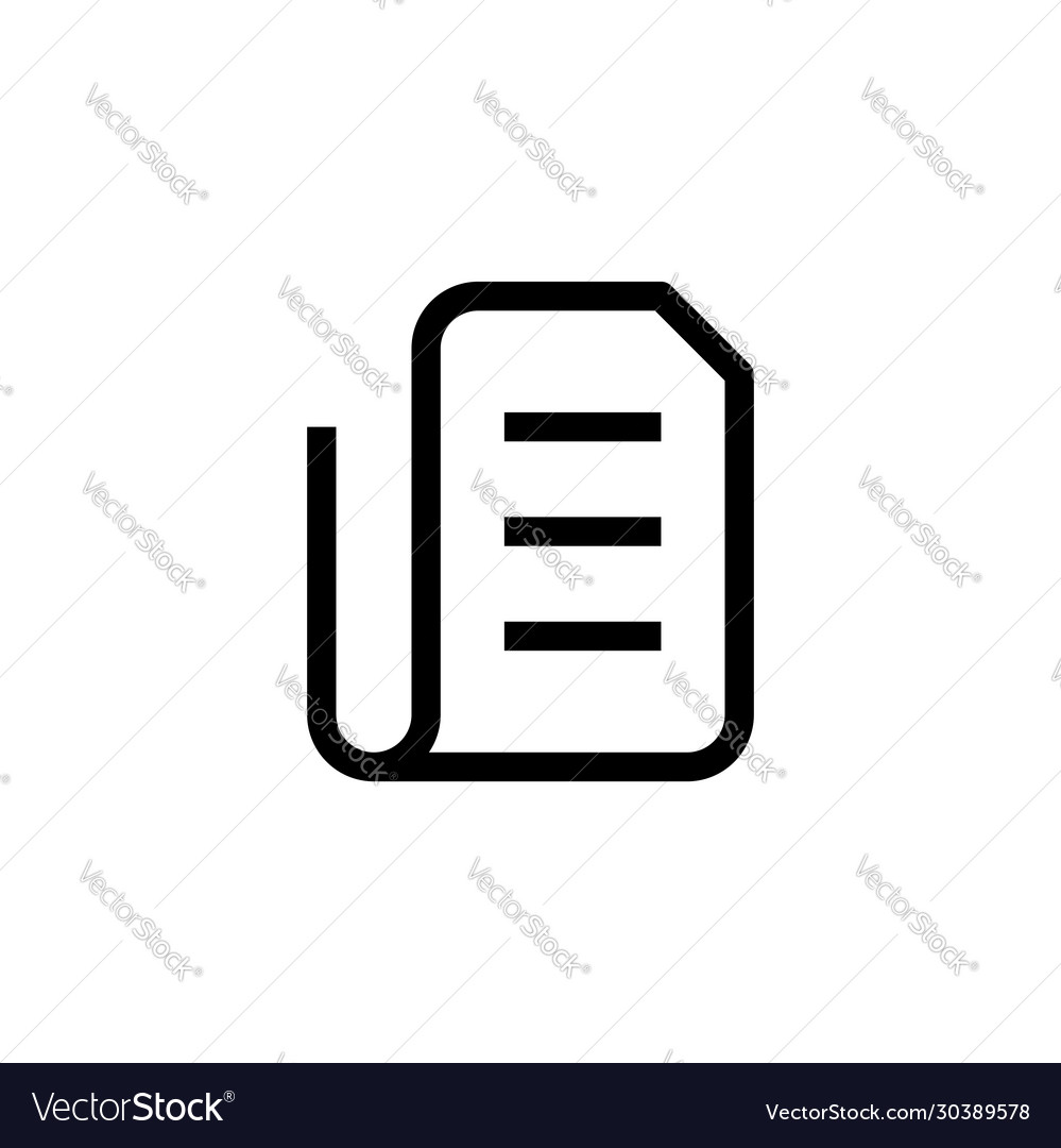 Paper task icon design for job symbol simple vector image Paper task icon design for job symbol simple