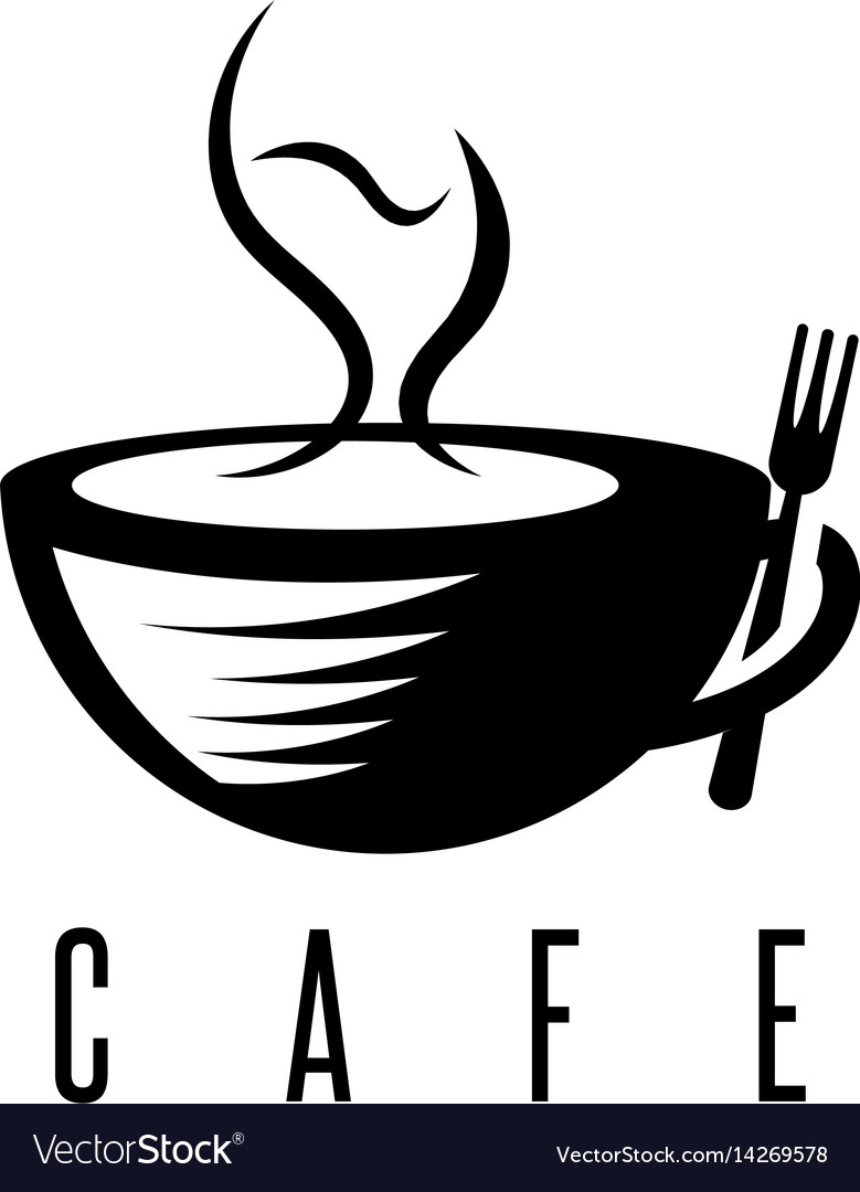 Restaurant or cafe concept with cup of coffee