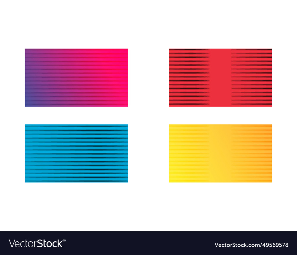 Set of graphic web background horizontal line vector image Set of graphic web background horizontal line