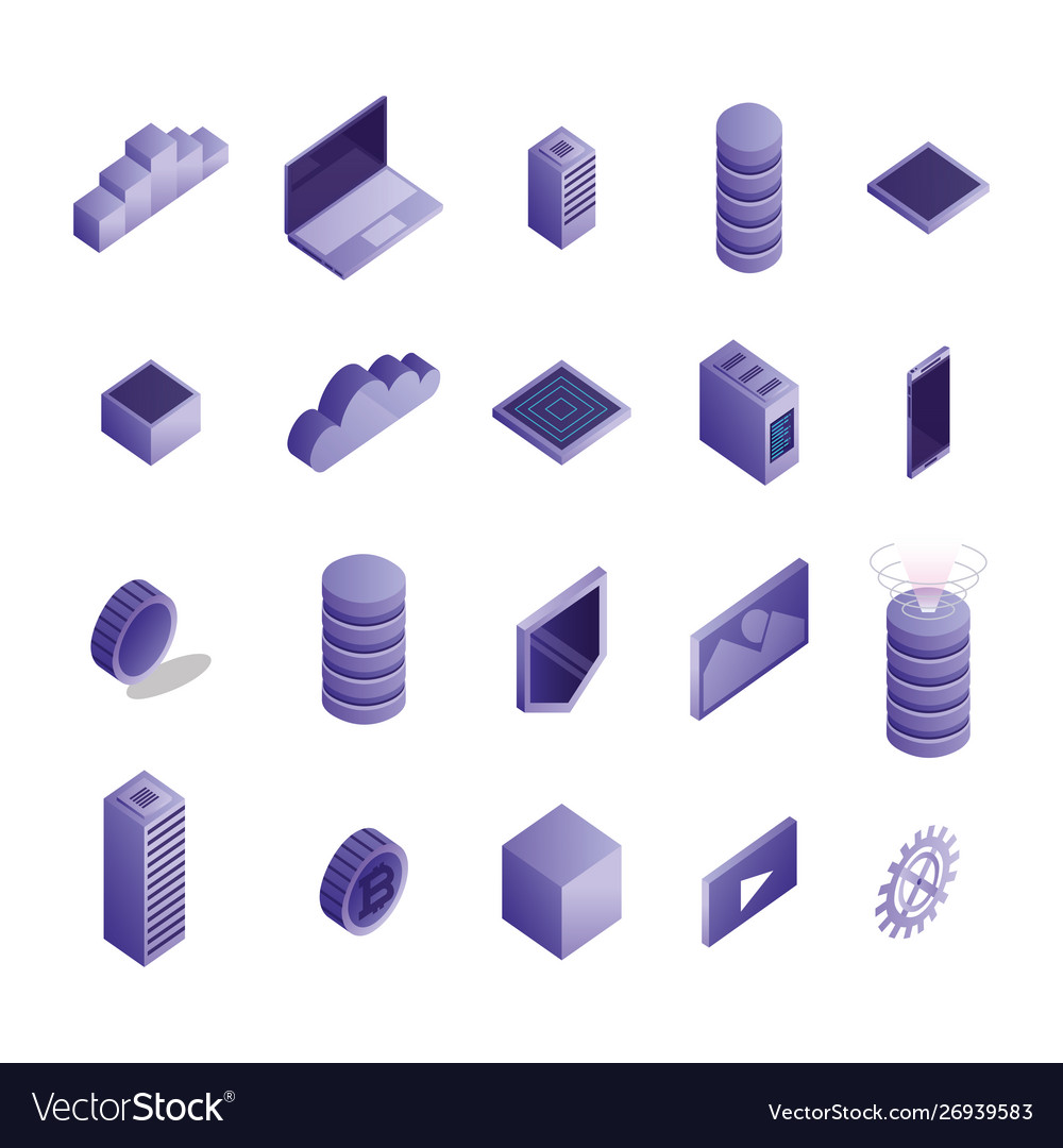 Bundle data center icons