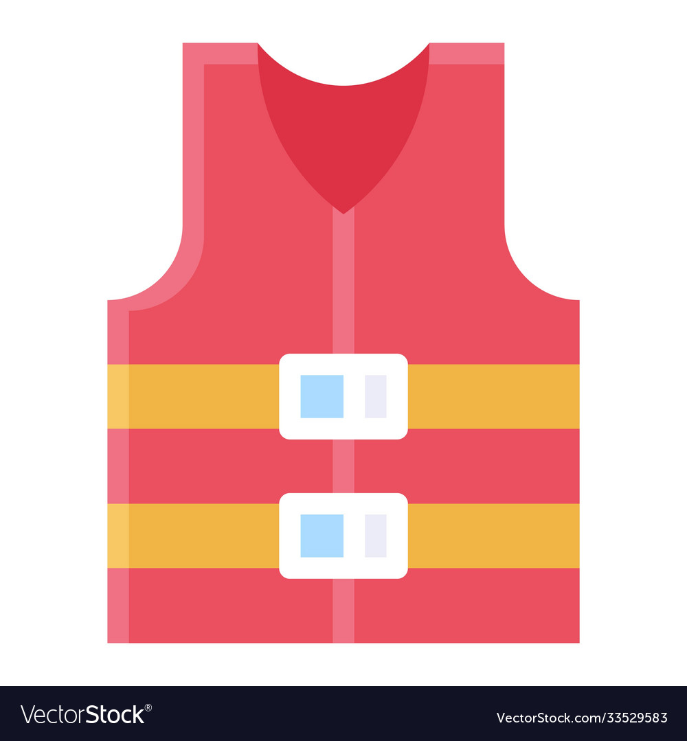 Life jacket icon summer vacation related