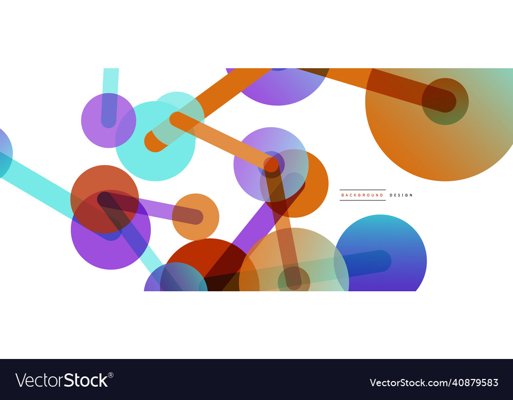 Network concept abstract background dots vector image Network concept abstract background dots