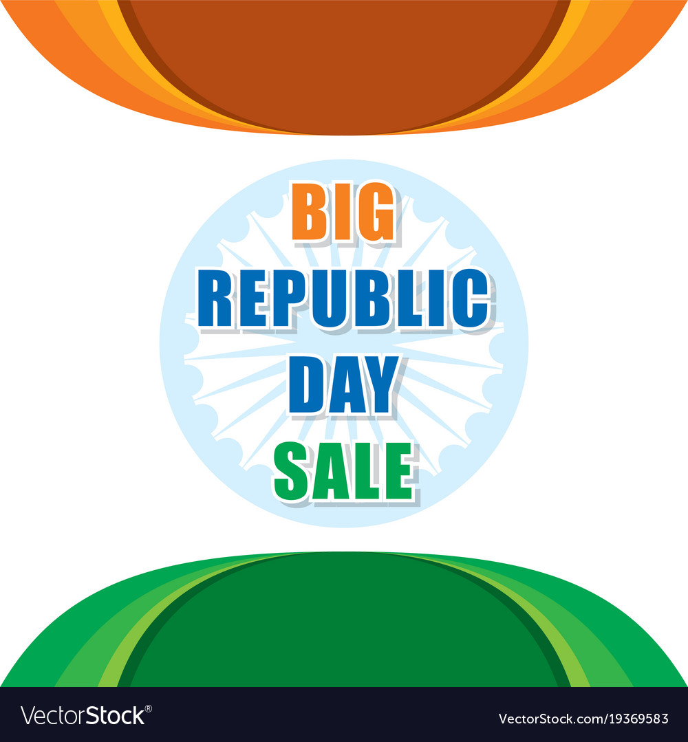 Republic day sale banner design