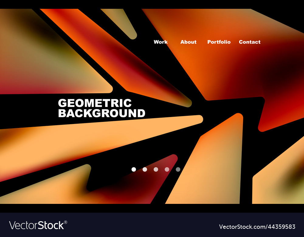 Shards shape composition abstract background web vector image Shards shape composition abstract background web