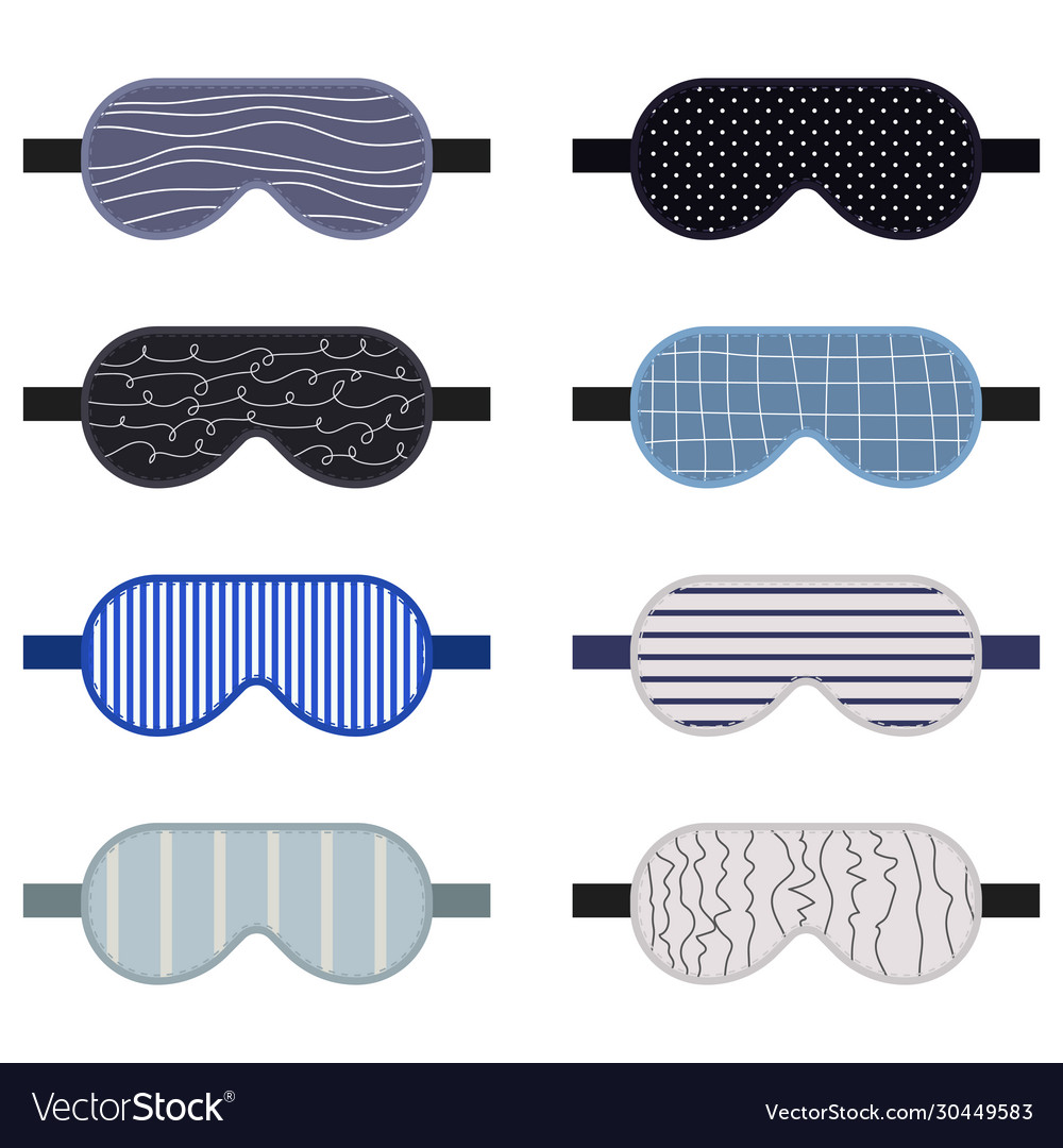 Sleeping mask Royalty Free Vector Image VectorStock