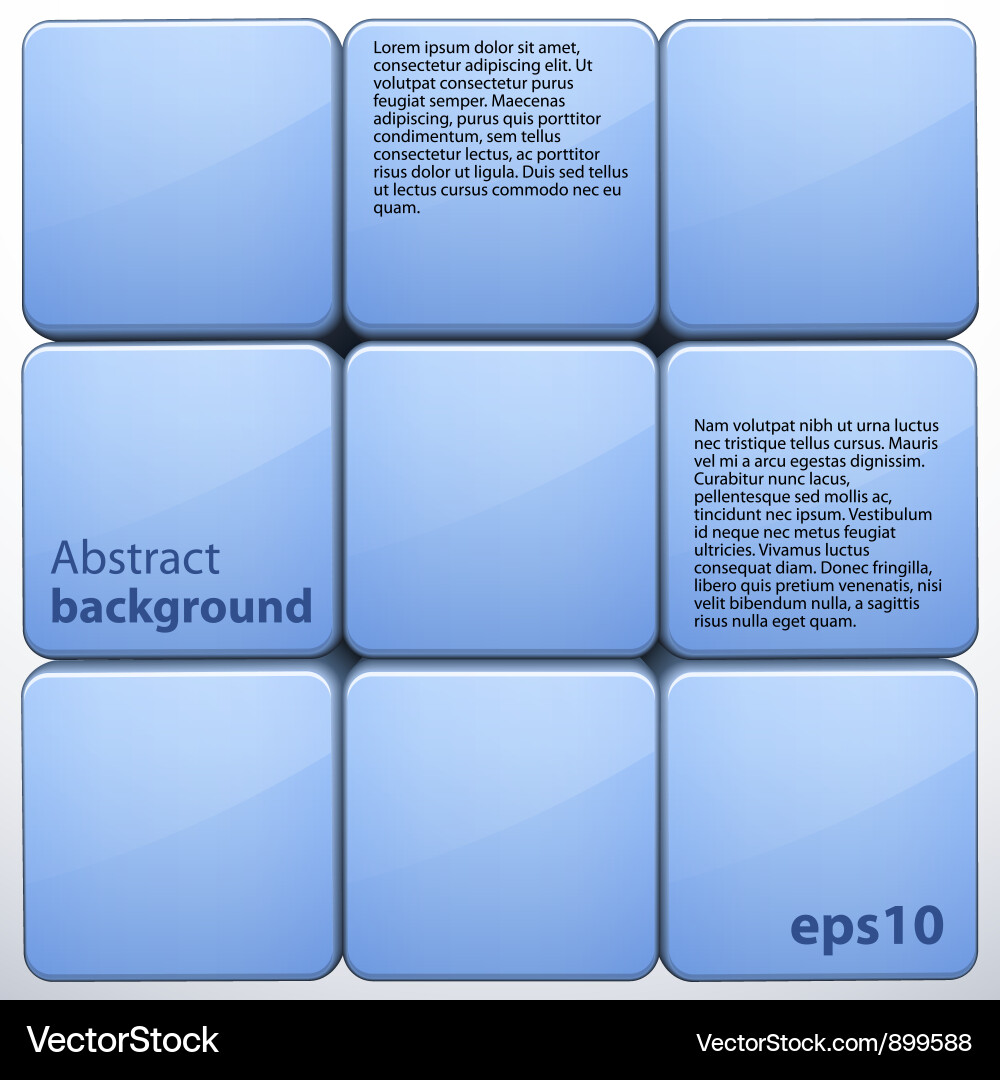 3d cube background Royalty Free Vector Image - VectorStock
