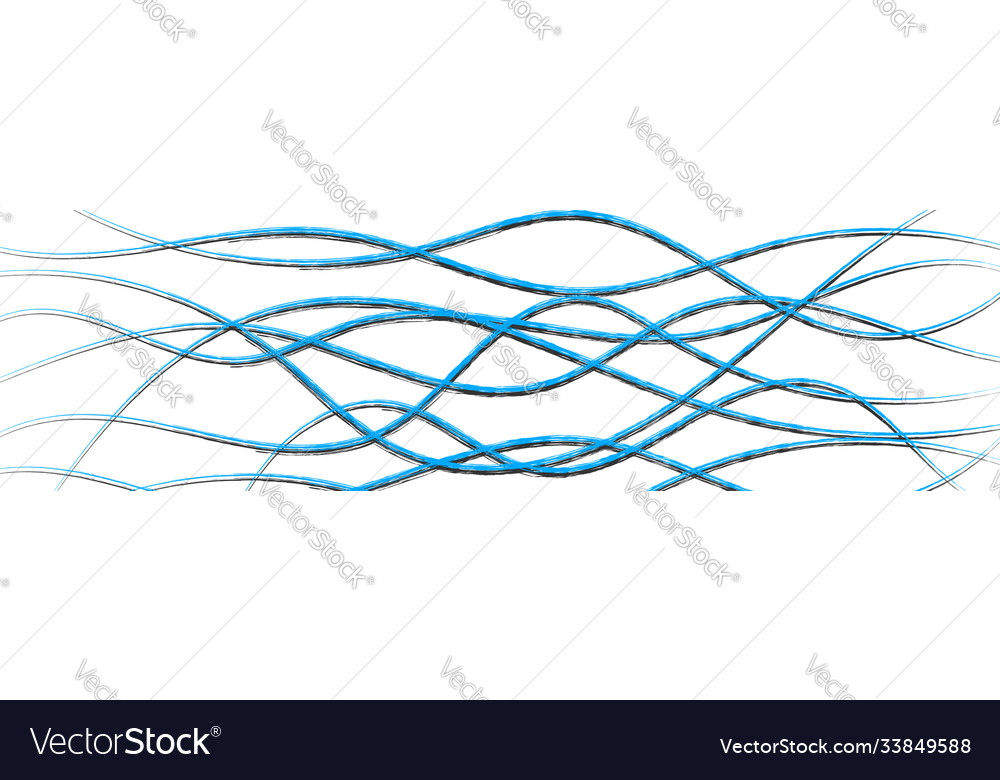 Abstract background wavy intertwining lines