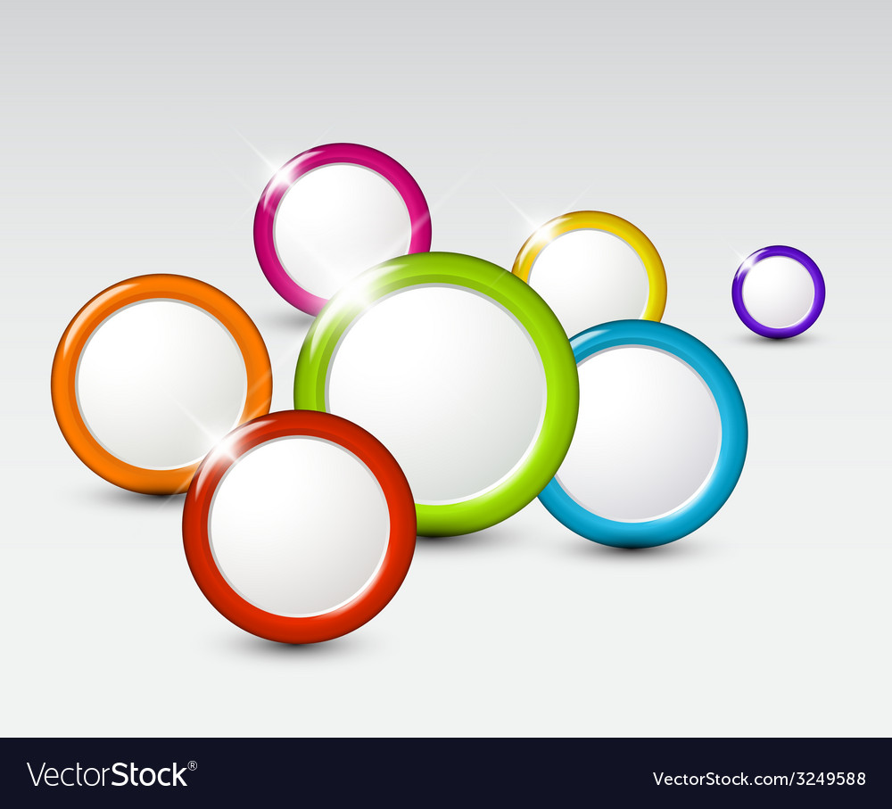 Abstract background with circles