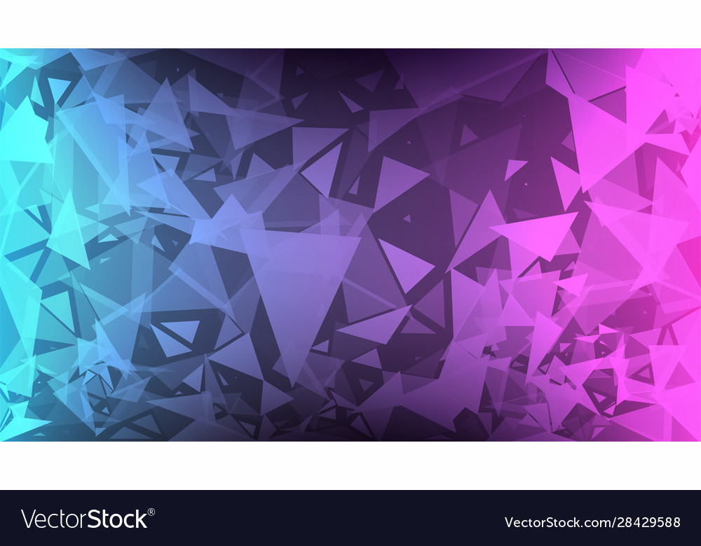 Abstraktes Dreieckmuster auf Gradienten Hintergrund vector image Abstraktes Dreieckmuster auf Gradienten Hintergrund