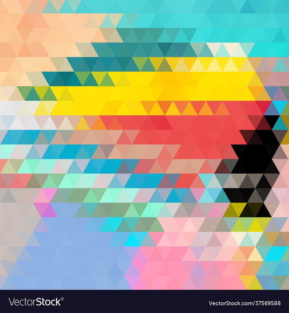 Bright abstract pattern polygons vector image Bright abstract pattern polygons