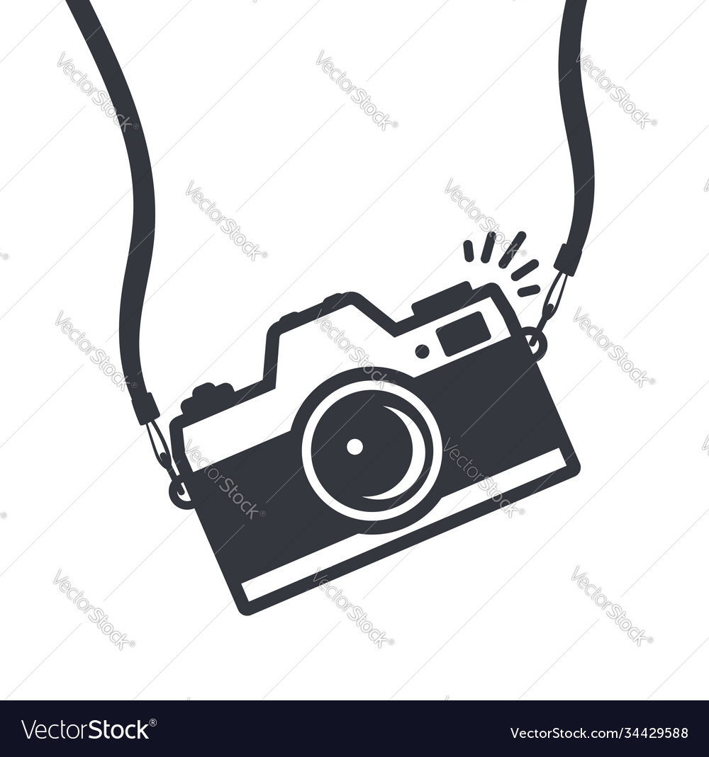 Camera Icon with Strap