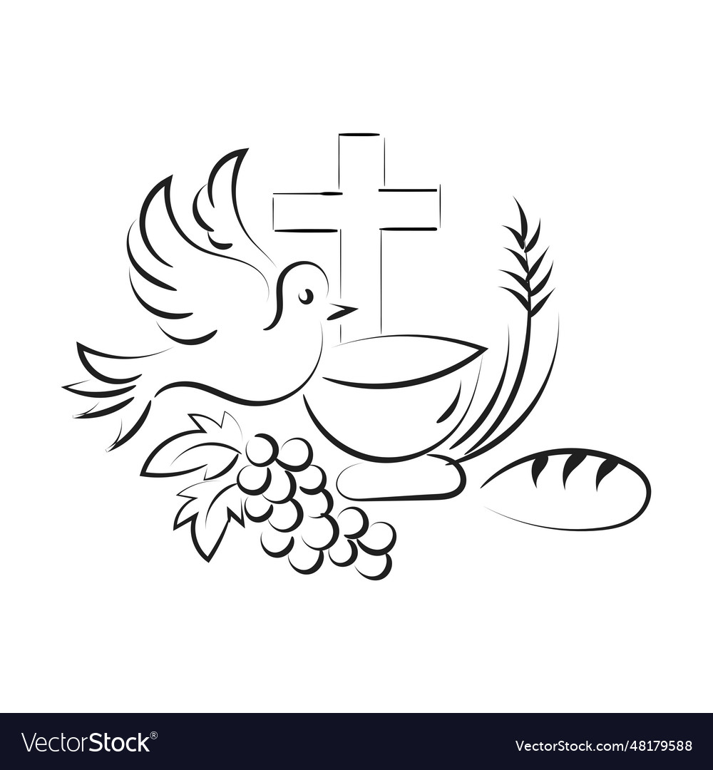 Christian symbol design for print